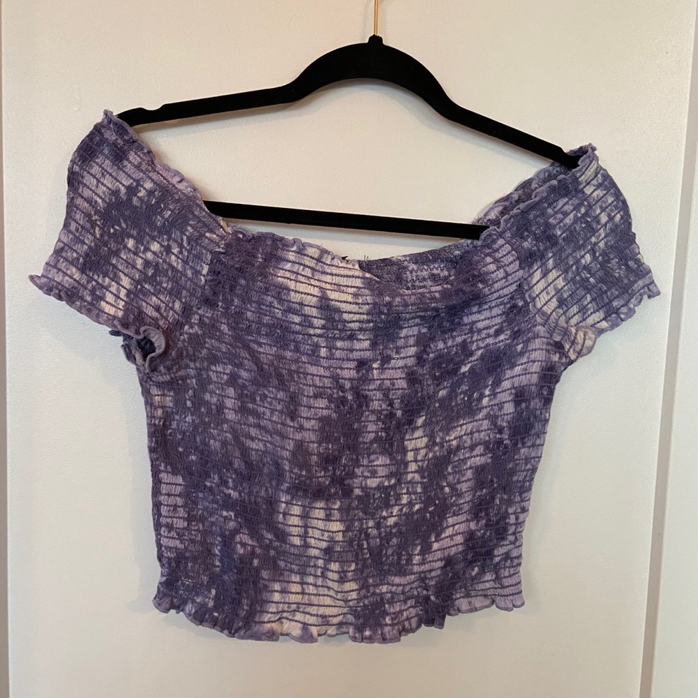 Cropped Off the Shoulder Top